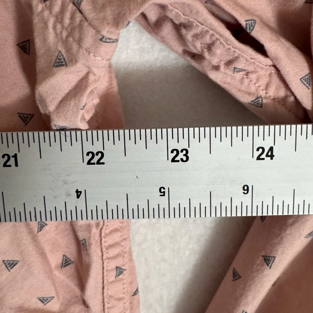 Goodfellow & Co Men’s Button‎ Down Shirt | Pink Triangle Print | Size XL - Picture 3 of 5